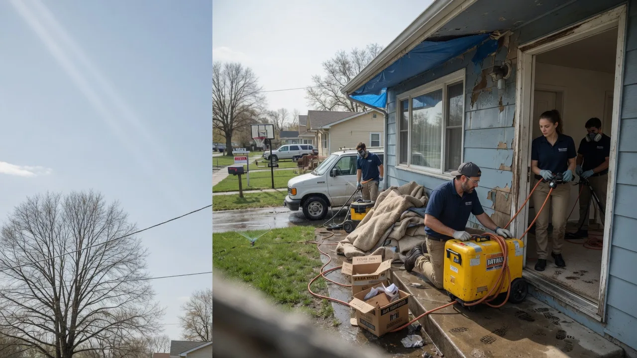 Basement Flood Cleanup in Granton, WI near me
